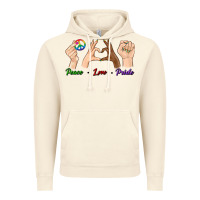Vintage Artic Peace Love Pride Vintage Hoodie - BundleAndBundleShop