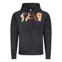Peace Love Pride Vintage Hoodie | Teevron