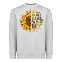 Heather Grey They Whispered To Her You Can't Withstand Heavyweight Sweatshirt - texasbilliewilder