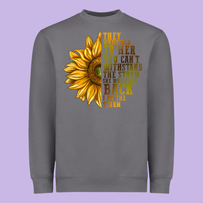 They Whispered To Her You Can't Withstand Heavyweight Sweatshirt Designed By Texasbilliewilder