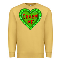 Antique Gold valentine's day hearts Premium Sweatshirt - FaDigitalArtStudio