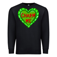 Black valentine's day hearts Premium Sweatshirt - FaDigitalArtStudio