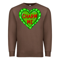 Chestnut valentine's day hearts Premium Sweatshirt - FaDigitalArtStudio