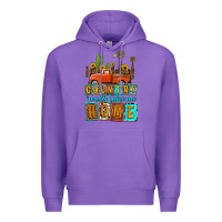 Purple country roads take me home olivia Premium Hoodie - OliviaCreatesArt