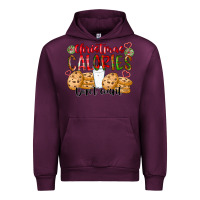 Mauve Wine christmas calories dont count Urban Hoodie - CowhideDigitalArt