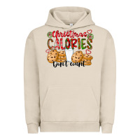 Pigment French Oak christmas calories dont count Urban Hoodie - CowhideDigitalArt