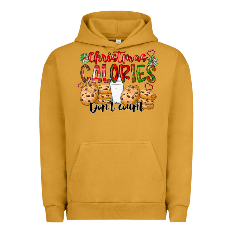 Christmas Calories Dont Count Urban Hoodie by CowhideDigitalArt | Teevron
