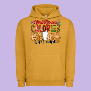 Christmas Calories Dont Count Urban Hoodie Designed By Cowhidedigitalart