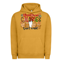 Pigment Peanut Butter christmas calories dont count Urban Hoodie - CowhideDigitalArt