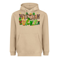 Mushroom western lucky St. Patricks Day Heavyweight Hoodie - FaDigitalArtStudio
