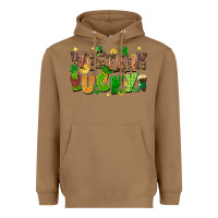 Toasted Coconut western lucky St. Patricks Day Heavyweight Hoodie - FaDigitalArtStudio