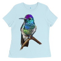 Baby Blue Rivoli`s Hummingbird Ladies Tee - LillyAllenDesigns