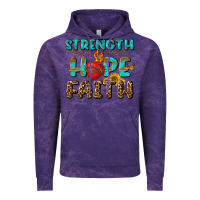 Cloud Purple Strength Hope Faith Vintage Hoodie - BundleAndBundleShop