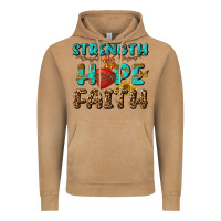 Strength Hope Faith Vintage Hoodie | Teevron