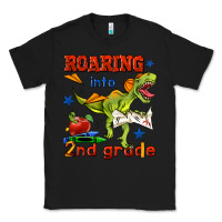 Black roaring into 2nd grade Classic Tee - BundleAndBundleShop