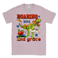 Lilac roaring into 2nd grade Classic Tee - BundleAndBundleShop