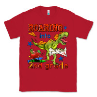 Red roaring into 2nd grade Classic Tee - BundleAndBundleShop