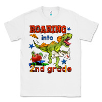 White roaring into 2nd grade Classic Tee - BundleAndBundleShop