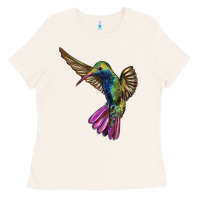 Bone Broad Billed Hummingbird Ladies Tee - LillyAllenDesigns