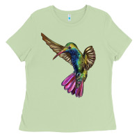 Matcha Broad Billed Hummingbird Ladies Tee - LillyAllenDesigns