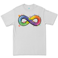 Dove Grey infinity symbol autism Premium Tee - MaliasSmallBusiness