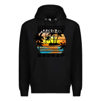 Black sunrise sunburn sunset repeat Premium Hoodie - JahusDesignShop