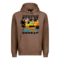 Chestnut sunrise sunburn sunset repeat Premium Hoodie - JahusDesignShop