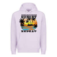 Lilac sunrise sunburn sunset repeat Premium Hoodie - JahusDesignShop