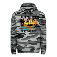 Slate Camo sunrise sunburn sunset repeat Premium Hoodie - JahusDesignShop