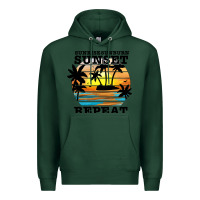 Sports Green sunrise sunburn sunset repeat Premium Hoodie - JahusDesignShop