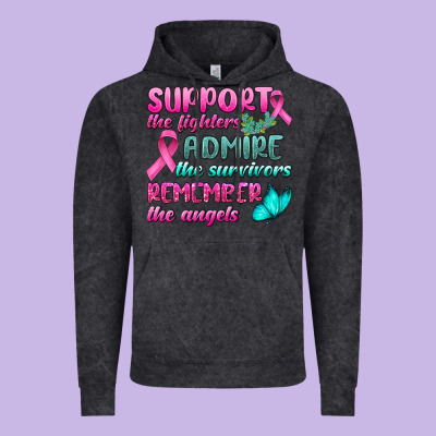Support The Lighters Admire The Survivors Remember The Angels Vintage Hoodie Designed By Bundleandbundleshop