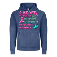 Vintage Denim Support The Lighters Admire The Survivors Remember The Angels Vintage Hoodie - BundleAndBundleShop