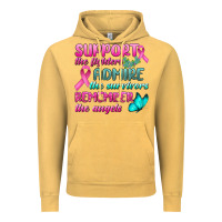 Vintage Mustard Support The Lighters Admire The Survivors Remember The Angels Vintage Hoodie - BundleAndBundleShop