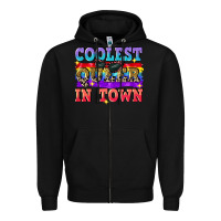 Black Coolest queer in town Zipper Hoodie - CowGirlArtShop
