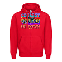Red Coolest queer in town Zipper Hoodie - CowGirlArtShop