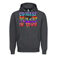 Smoke Coolest queer in town Zipper Hoodie - CowGirlArtShop