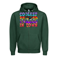 Sports Green Coolest queer in town Zipper Hoodie - CowGirlArtShop