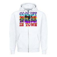 White Coolest queer in town Zipper Hoodie - CowGirlArtShop