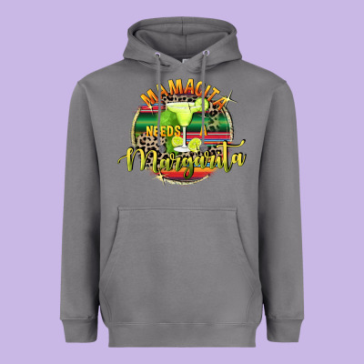 Mamacita Needs A Margarita Mother's Day Heavyweight Hoodie Designed By Fadigitalartstudio