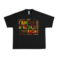 Black i am a black mom Urban Heavy Tee - LillyAllenDesigns