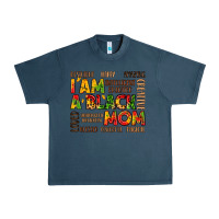 Midnight Navy i am a black mom Urban Heavy Tee - LillyAllenDesigns