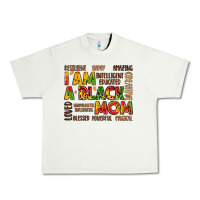 Pistachio i am a black mom Urban Heavy Tee - LillyAllenDesigns