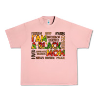 Salmon i am a black mom Urban Heavy Tee - LillyAllenDesigns