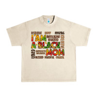 Sandshell i am a black mom Urban Heavy Tee - LillyAllenDesigns