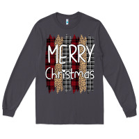 Smoke Merry Christmas Leopard Long Sleeve Tee - Bettercallsaul