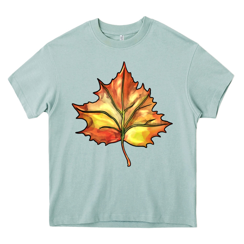 Withered Leaf Heavy Core Tee by BarkalooDesign | Teevron