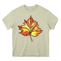 Mossy withered leaf Heavy Core Tee - BarkalooDesign