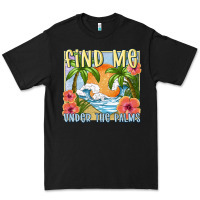 Black find me under the palms Premium Tee - MaliasSmallBusiness