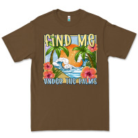 Cacao find me under the palms Premium Tee - MaliasSmallBusiness