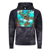 Cloud Black Mama Bear Hunting Fish With Leopard Seamless Pattern Vintage Hoodie - BundleAndBundleShop
